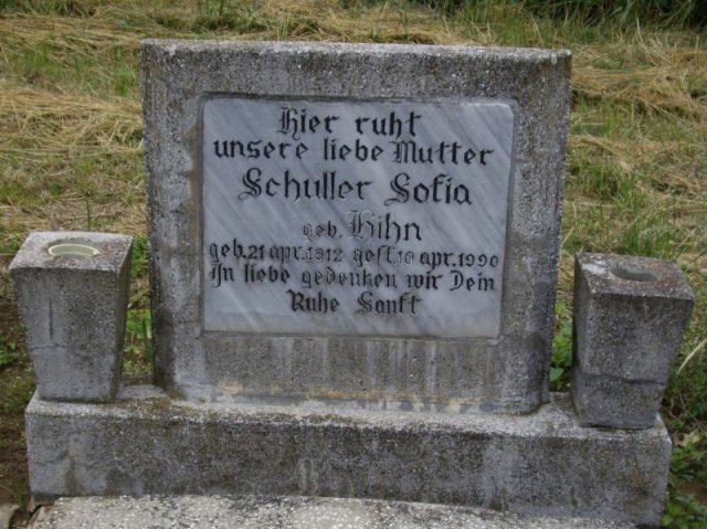 Hihn Sofia 1912-1990 Grabstein
